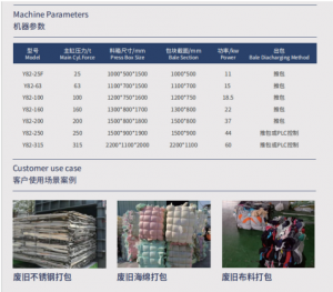 vertical metal baler