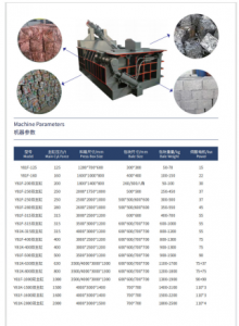 Horizontal Metal Baler horizontal metal baler