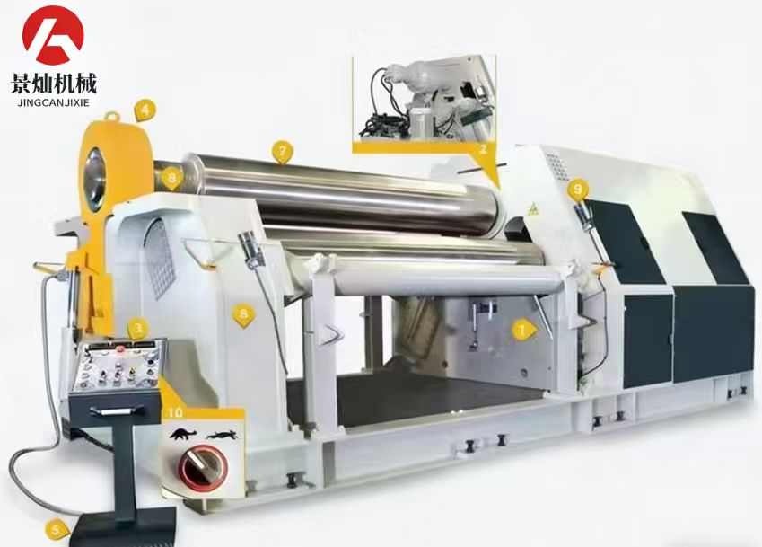 cnc four roller plate bending machine cnc four roller plate bending machine