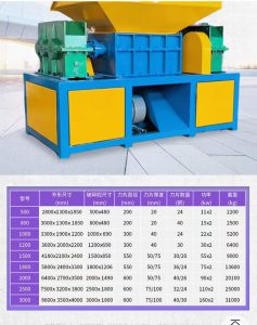double shaft shredder